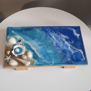 Ocean-Themed Resin Art Mini Tray
